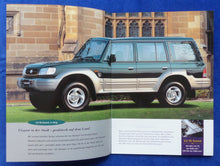 Lade das Bild in den Galerie-Viewer, Galloper MJ 1999 Mitsubishi Pajero Lizenz - Prospekt Brochure 12.1998
