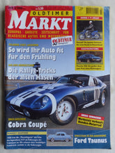 Lade das Bild in den Galerie-Viewer, Oldtimer Markt Heft 3/2000 - Cobra Daytona Coupe Porsche 928 Renault Dauphine
