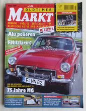Lade das Bild in den Galerie-Viewer, Oldtimer Markt Heft 7/1999 - MG B GT V8 Neumann-Neander Fiat 128 Böhmerland
