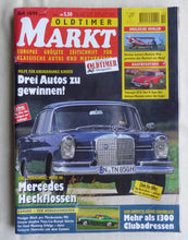 Lade das Bild in den Galerie-Viewer, Oldtimer Markt Heft 10/1999 - Mercedes Heckflosse 110 111 112 Triumph GT6 Camaro
