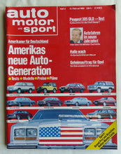 Lade das Bild in den Galerie-Viewer, Auto Motor Sport Heft 4/1980 - Dodge AMC Jeep Chevy Buick Ford Peugeot Opel
