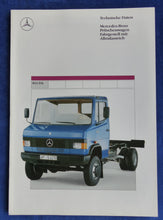 Lade das Bild in den Galerie-Viewer, Mercedes-Benz Pritschenwagen 814 DA Allrad MJ 1991 - Prospekt Brochure 12.1990
