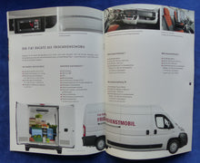Lade das Bild in den Galerie-Viewer, Fiat Frischdienstmobile Doblo Scudo Ducato MJ 2009 - Prospekt Brochure 03.2009
