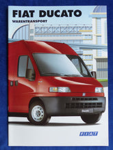 Lade das Bild in den Galerie-Viewer, Fiat Ducato Warentransport Kasten Pritsche MJ 1998 - Prospekt Brochure 12.1997
