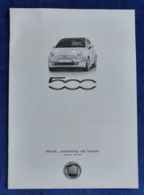 Lade das Bild in den Galerie-Viewer, Fiat 500 - Preisliste MJ 2011 - Prospekt Brochure 05.2010
