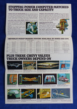 Lade das Bild in den Galerie-Viewer, Chevrolet 1974 Chevy Truck Brake Selection - US-Prospekt Brochure 1973 USA
