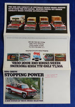Lade das Bild in den Galerie-Viewer, Chevrolet 1974 Chevy Truck Brake Selection - US-Prospekt Brochure 1973 USA

