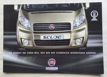 Lade das Bild in den Galerie-Viewer, Fiat Scudo Panorama MJ 2009 - Prospekt Brochure 12.2008
