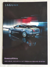 Lade das Bild in den Galerie-Viewer, Jaguar XJ Bowers &amp; Wilkins B&amp;W Premium-Sound-System - Prospekt Brochure 2009
