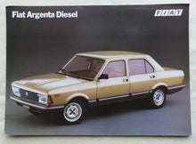 Lade das Bild in den Galerie-Viewer, Fiat Argenta Diesel MJ 1982 - Prospekt Brochure 02.1982

