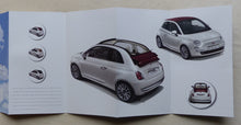 Lade das Bild in den Galerie-Viewer, Fiat 500C Cabrio Pop Lounge MJ 2010 - Prospekt Brochure 05.2009

