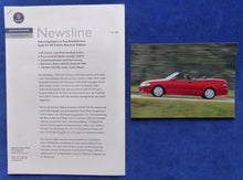 Lade das Bild in den Galerie-Viewer, Saab 9-3 Cabrio Summer Edition MJ 2003 - Presse-Information + Foto 05.2002
