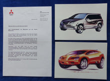 Lade das Bild in den Galerie-Viewer, Mitsubishi Studien Detroit RPM ASX MJ 2001 - Presse-Information + Fotos 12.2000
