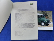Lade das Bild in den Galerie-Viewer, Land Rover Defender 110 Crew Cab MJ 2003 - Presse-Information + Foto 05.2002
