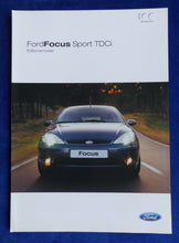 Lade das Bild in den Galerie-Viewer, Ford Focus Sport TDCi Edition MJ 2004 - Prospekt Brochure 08.2003
