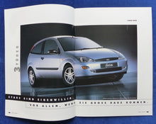 Lade das Bild in den Galerie-Viewer, Ford Focus Limousine Turnier MJ 1999 - Prospekt Brochure 08.1998
