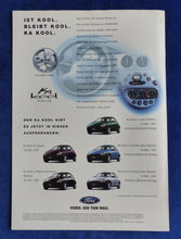 Lade das Bild in den Galerie-Viewer, Ford Ka Kool Sondermodell MJ 1997 - Prospekt Brochure 03.1997
