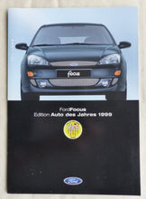 Lade das Bild in den Galerie-Viewer, Ford Focus Edition Auto des Jahres 1999 MJ 2000 - Prospekt Brochure 07.1999
