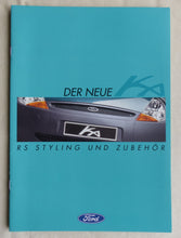 Lade das Bild in den Galerie-Viewer, Ford Ka Zubehör &amp; RS Styling MJ 1997 - Prospekt Brochure 10.1996
