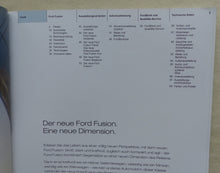 Lade das Bild in den Galerie-Viewer, Ford Fusion MJ 2006 - Prospekt Brochure 10.2005

