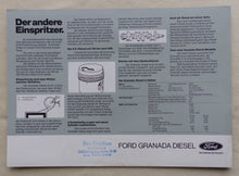 Lade das Bild in den Galerie-Viewer, Ford Granada 2.1 D Diesel - Prospekt Brochure 1979
