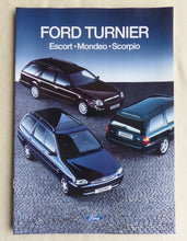 Lade das Bild in den Galerie-Viewer, Ford Turnier Modelle 1995 - Escort Mondeo Scorpio - Prospekt Brochure 04.1995
