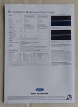 Lade das Bild in den Galerie-Viewer, Ford Fiesta Magic Sondermodell MJ 1995 - Prospekt Brochure 03.1995
