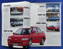 Lade das Bild in den Galerie-Viewer, Ford Modelle 1992 - Fiesta Escort RS Sierra Probe GT - Prospekt Brochure 08.1991
