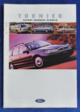 Lade das Bild in den Galerie-Viewer, Ford Turnier Modelle 1998 - Escort Mondeo Scorpio - Prospekt Brochure 08.1997
