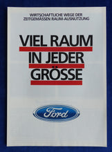 Lade das Bild in den Galerie-Viewer, Ford Fiesta Escort Sierra Scorpio Transit MJ 1986 - Prospekt Brochure 07.1985

