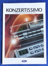 Lade das Bild in den Galerie-Viewer, Ford Scorpio CD-Wechsler 2050 Audio-System 2008 - Prospekt Brochure 04.1992
