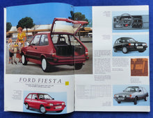 Lade das Bild in den Galerie-Viewer, Ford Programm 1988 - Fiesta Escort Sierra Scorpio - Prospekt Brochure 07.1987
