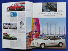 Lade das Bild in den Galerie-Viewer, Ford Programm 1988 - Fiesta Escort Sierra Scorpio - Prospekt Brochure 07.1987
