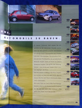 Lade das Bild in den Galerie-Viewer, Ford Modelle 1998 - Ka Fiesta Escort Mondeo Puma - Prospekt Brochure 11.1997
