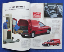 Lade das Bild in den Galerie-Viewer, Ford Kleintransporter Fiesta Courier Escort MJ 1999 - Prospekt Brochure 05.1998
