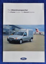 Lade das Bild in den Galerie-Viewer, Ford Kleintransporter Fiesta Courier Escort MJ 2002 - Prospekt Brochure 08.2001
