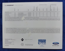 Lade das Bild in den Galerie-Viewer, Ford Ecosport MJ 2014 - Prospekt Brochure 08.2013

