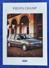 Lade das Bild in den Galerie-Viewer, Ford Fiesta Champ Sondermodell MJ 1992 - Prospekt Brochure 10.1991
