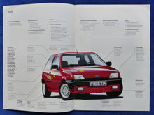 Lade das Bild in den Galerie-Viewer, Ford Fiesta Zubehör RS-Styling MJ 1992 - Prospekt Brochure 08.1991
