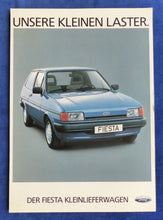 Lade das Bild in den Galerie-Viewer, Ford Fiesta Kleinlieferwagen MJ 1984 - Prospekt Brochure 07.1983
