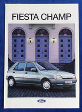 Lade das Bild in den Galerie-Viewer, Ford Fiesta Champ Sondermodell MJ 1994 - Prospekt Brochure 07.1993
