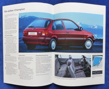 Lade das Bild in den Galerie-Viewer, Ford Fiesta Champ Sondermodell MJ 1994 - Prospekt Brochure 07.1993
