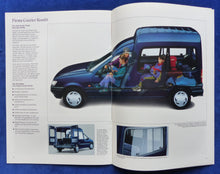 Lade das Bild in den Galerie-Viewer, Ford Fiesta Courier Kombi Kastenwagen MJ 1996 - Prospekt Brochure 08.1995
