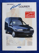 Lade das Bild in den Galerie-Viewer, Ford Fiesta Courier Kombi Kastenwagen MJ 1996 - Prospekt Brochure 03.1996
