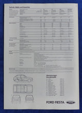 Lade das Bild in den Galerie-Viewer, Ford Fiesta - Daten &amp; Ausstattungen MJ 1984 - Prospekt Brochure 07.1983
