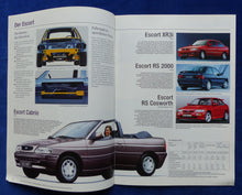 Lade das Bild in den Galerie-Viewer, Ford Programm 1993 - Fiesta Escort Mondeo Scorpio - Prospekt Brochure 02.1993
