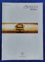 Lade das Bild in den Galerie-Viewer, Mercedes LKW Atego 815 8,0t Technische Daten MJ 1998 - Prospekt Brochure 01.1998
