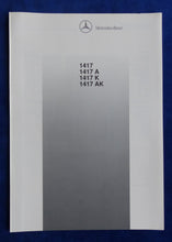 Lade das Bild in den Galerie-Viewer, Mercedes-Benz LKW 1417 AK Technische Daten MJ 1994 - Prospekt Brochure 12.1993
