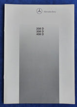 Lade das Bild in den Galerie-Viewer, Mercedes-Benz 208 308 408 Pritsche Kipper Kasten - Prospekt Brochure 01.1994
