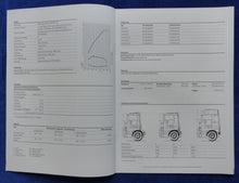 Lade das Bild in den Galerie-Viewer, Mercedes-Benz LKW Actros 2653 Technische Daten 1999 - Prospekt Brochure 12.1998
